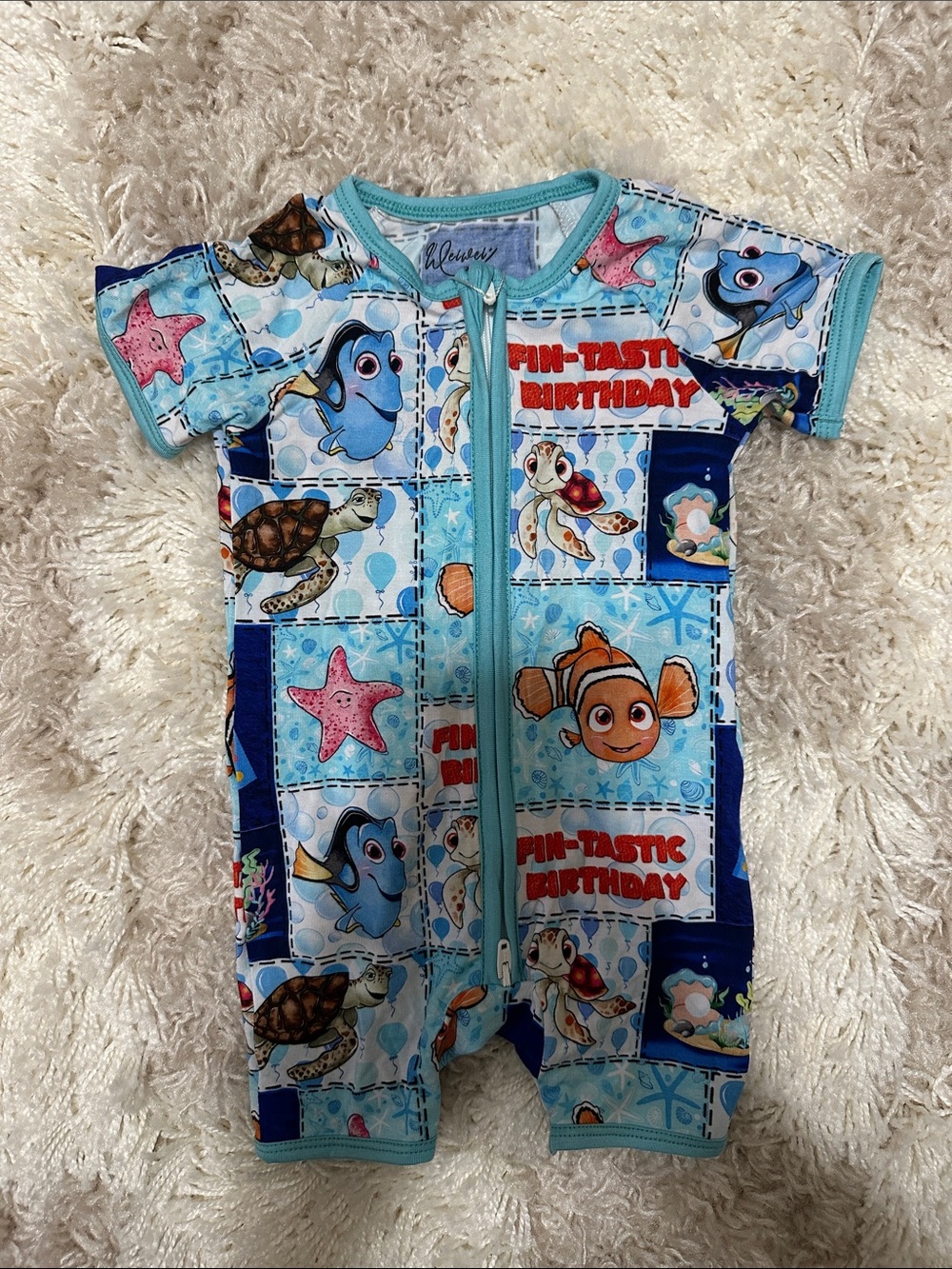 Fin-tastic bamboo shortie